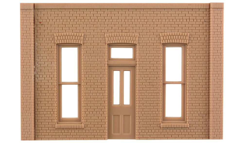 Woodland Scenics DPM 90104 O Scale Street / Dock Level Wall Sections - Rectangle Entry Door