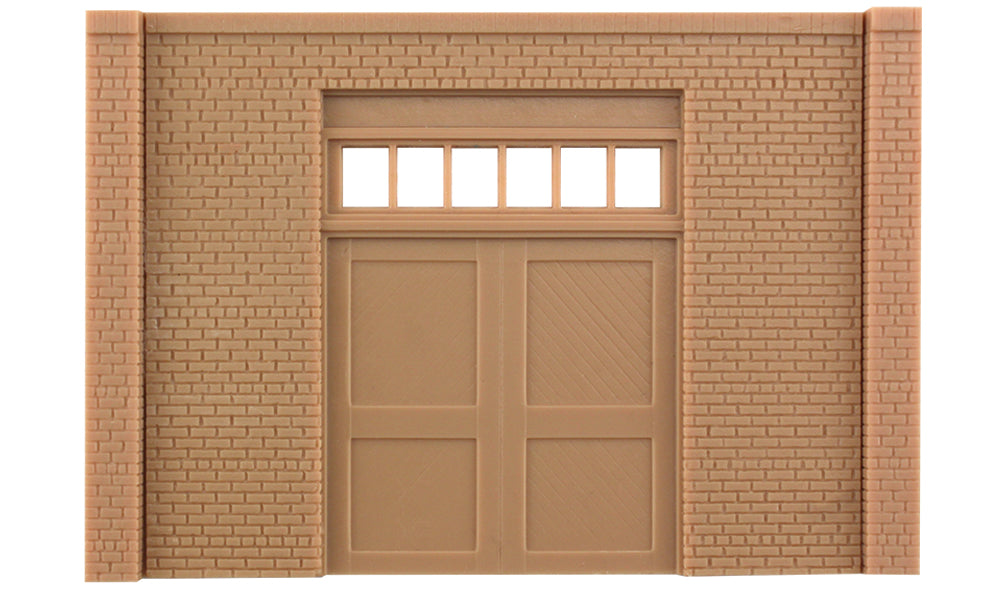 Woodland Scenics DPM 90107 O Scale Street / Dock Level Wall Sections - Freight Entry Door