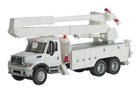 Walthers SceneMaster 11754 HO Int'l 7600 Utility Truck Lift White