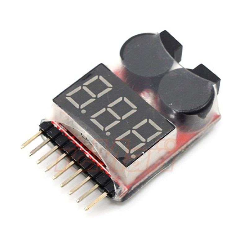 Yeah Racing YE-0019 Li-Po Monitor With LCD Version 1S-8S (YE-0019)